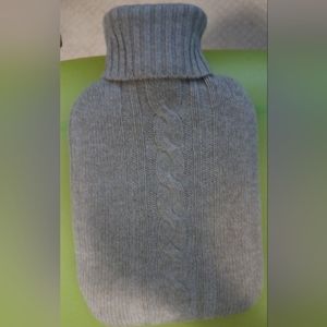 Hot water bottle with cover